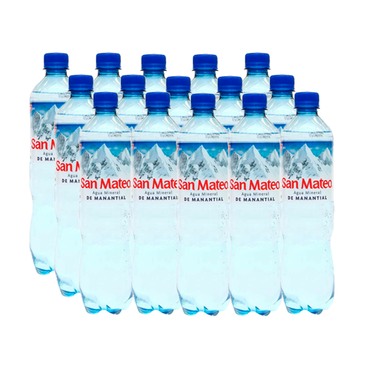 Agua San Mateo C/G 600 ml x 15 botellas