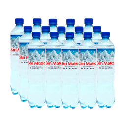 Agua San Mateo C/G 600 ml x 15 botellas