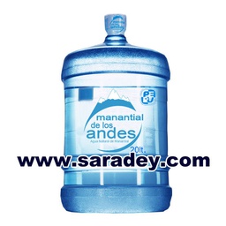 Agua Manantial de Los Andes de 20 lt bidon retornable